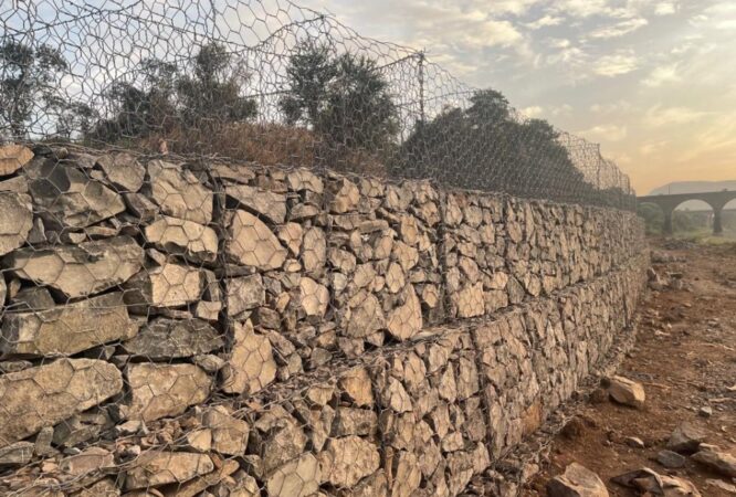Gabion Noise Barriers and Fencing
